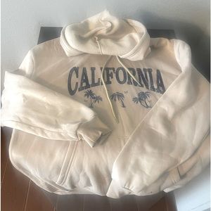 Hoodie with California lettering
